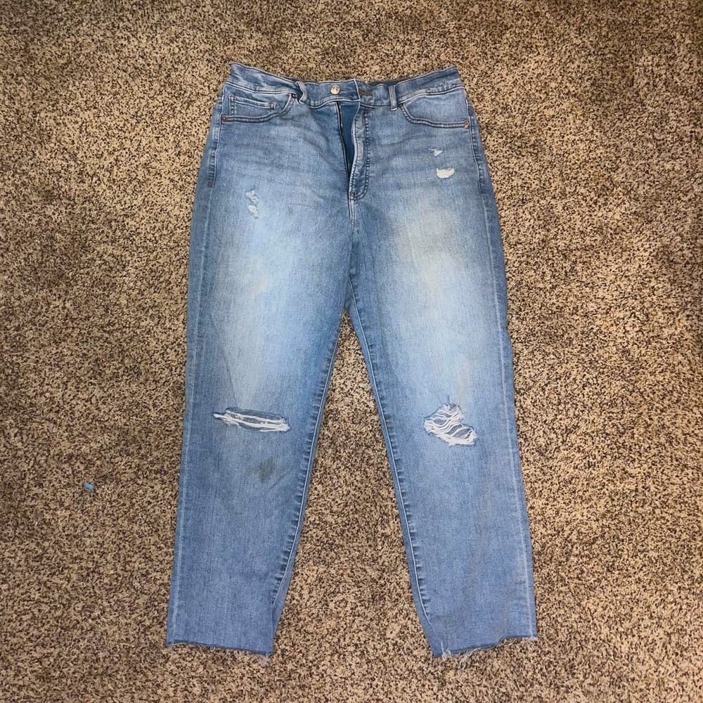 Express super high rise jeans